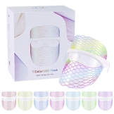 Yofuly LED Gesichtsmaske Lichttherapie, 7 Farben LED-Gesichtsmaske, Kabellos, Lichttherapie, Gesichtsmaske für Hautverjüngung, Gesichtshaut, Anti-Falten, Anti-Aging Haut - 1